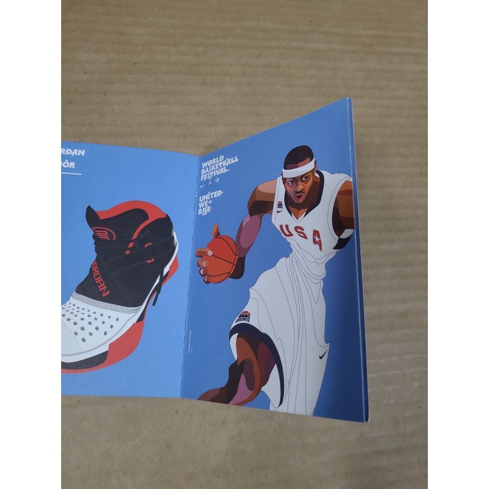 vtg 2010 Nike World Basketball Festival Nyc Small event book magazine Artwork - Picture 4 of 6